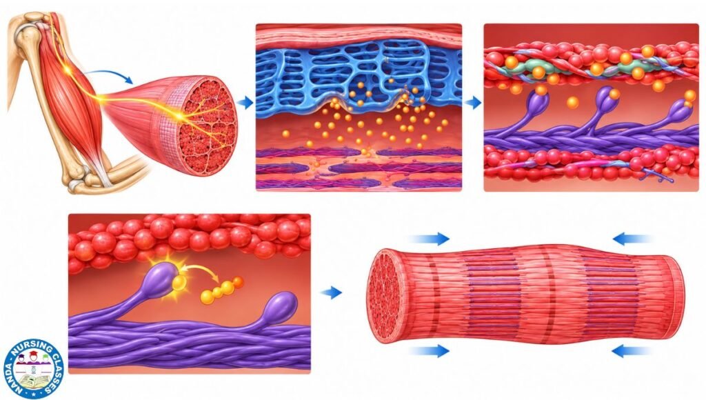 Mechanism of muscle contraction